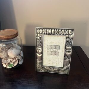 Sixtrees Silver Metal Birthday Photo Frame 4x6